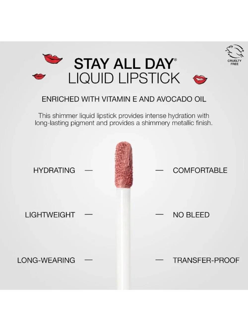 Sheer & Shimmer Liquid Lipstick - Long-Lasting, Hydrating Color for All-Day Wear